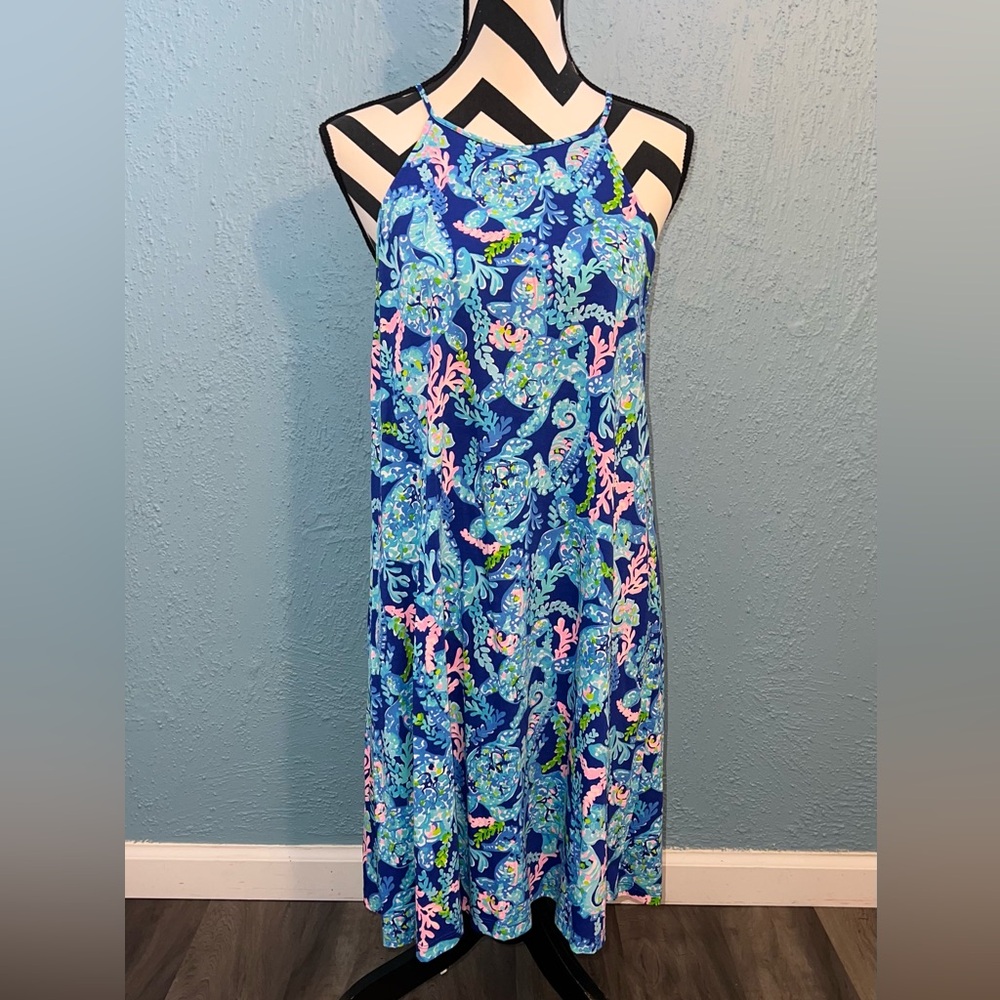 Lilly Pulitzer Margot in Corsica Blue Turtle Villa